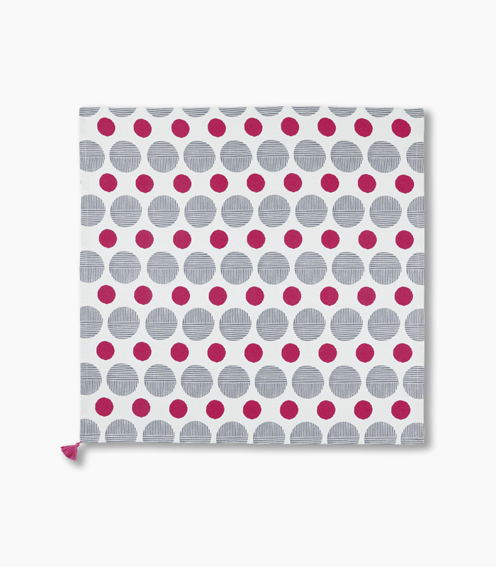 TOGO　マルチクロス 70x70cm ピンクドット